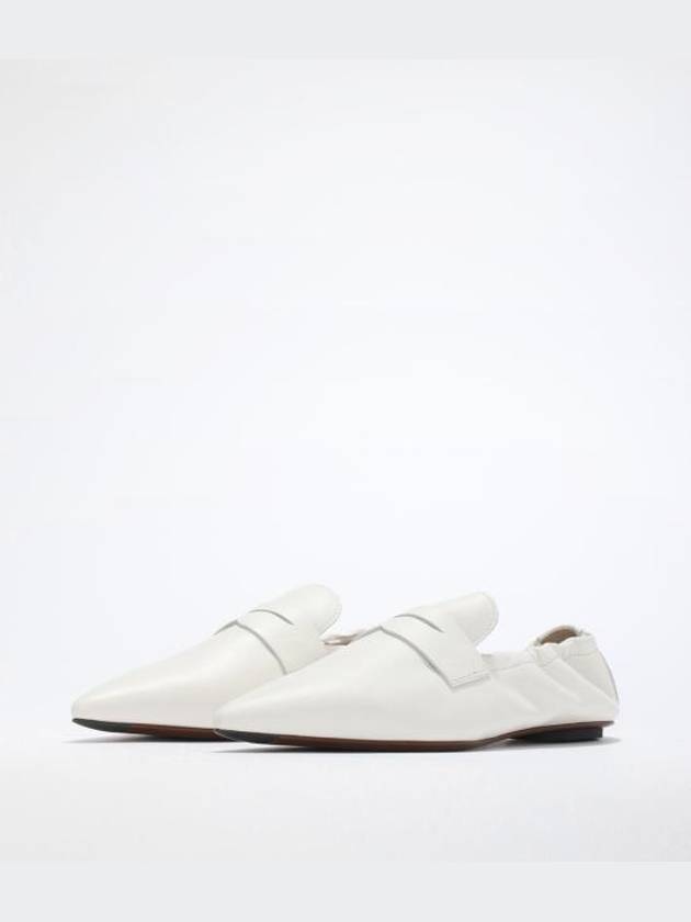 Leather Penny Loafers White - TOD'S - BALAAN 2