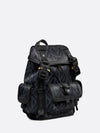 Hit The Road Canvas Leather Small Backpack Black - DIOR - BALAAN 6