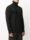 Shadow Project Wool Turtleneck Black - STONE ISLAND - BALAAN 4