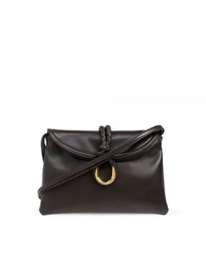 Liberta Small Leather Cross Bag Black - BOTTEGA VENETA - BALAAN 2