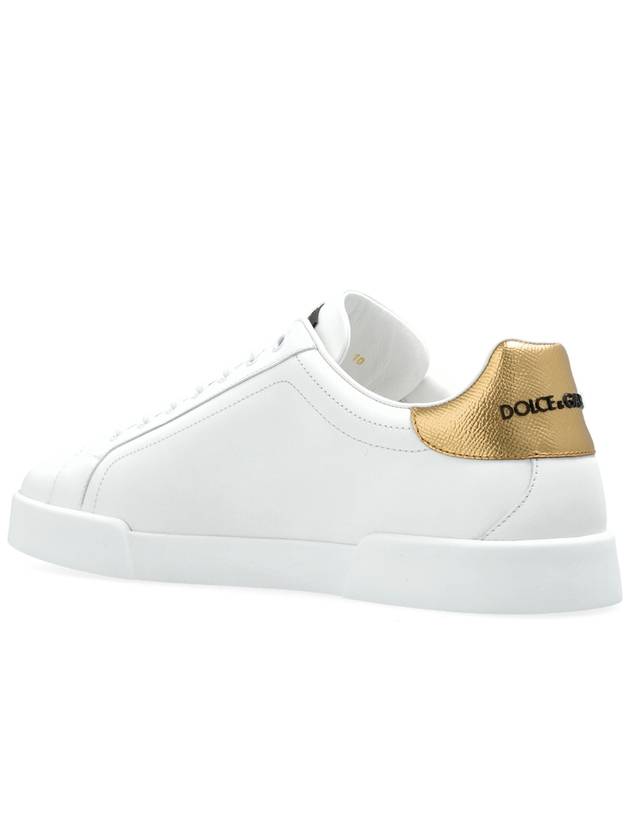 Dolce & Gabbana Portofino Sneakers, Men's, White - DOLCE&GABBANA - BALAAN 5