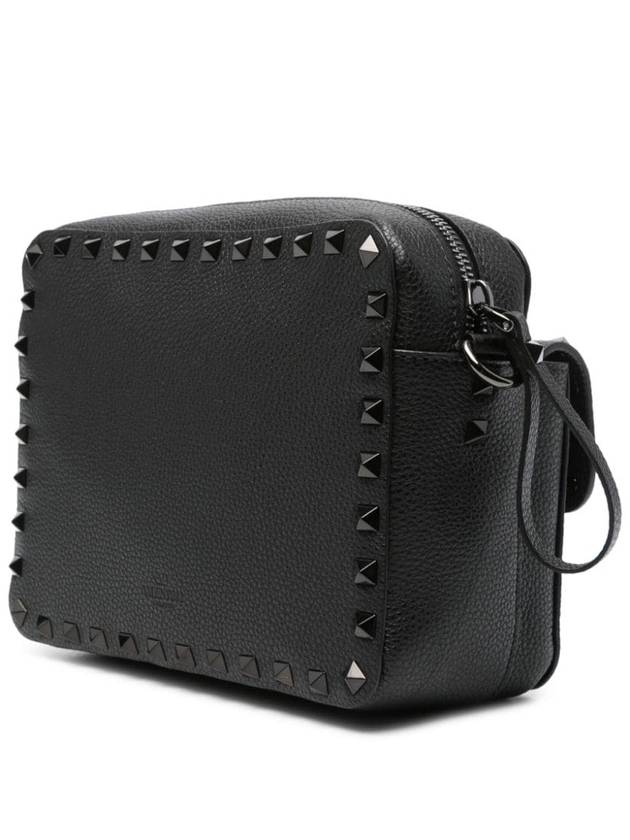 Rockstud leather cross bag black - VALENTINO - BALAAN 5