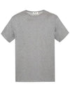 Classic Niagara Short Sleeve T-Shirt Grey - ACNE STUDIOS - BALAAN 1