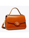 Small Robinson Spazzolato Cross Bag Brown - TORY BURCH - BALAAN 1