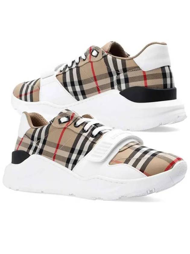 Vintage Check Suede Leather Sneakers Archive Beige - BURBERRY - BALAAN 2