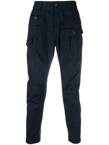 slim-cut cargo trousers - DSQUARED2 - BALAAN 1