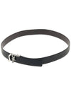 Ferragamo Men's SF Logo Reversible Belt 67 A251 NERO HICKORY 0734199 - SALVATORE FERRAGAMO - BALAAN 5