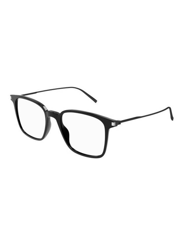 Eyewear Square Recycle Acetate Eyeglasses Black - SAINT LAURENT - BALAAN 1