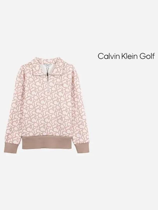 Women s half zip up long sleeve t shirt CA2TL240410 - CALVIN KLEIN GOLF - BALAAN 7