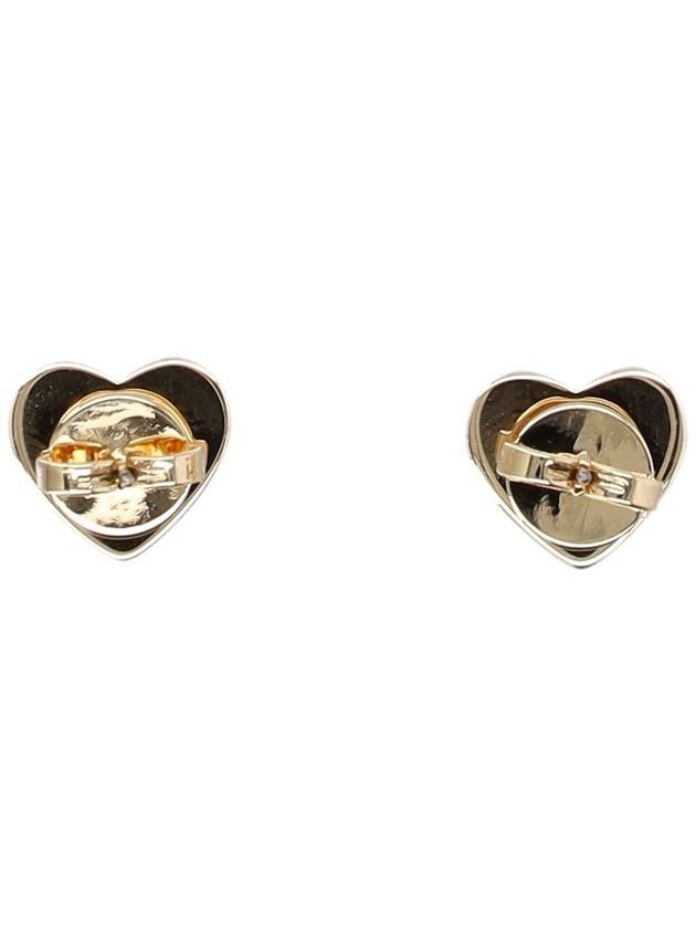 Women's Kira Heart Stud Earrings Gold Pearl - TORY BURCH - BALAAN 3