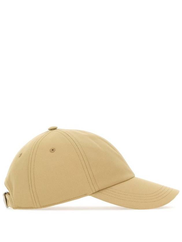 Cotton Blend Ball Cap Flax - BURBERRY - BALAAN 3