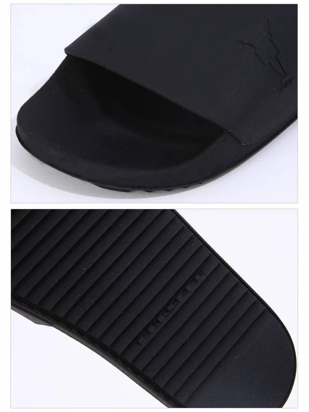 Rubber Shower Slippers Black - RICK OWENS - BALAAN 5