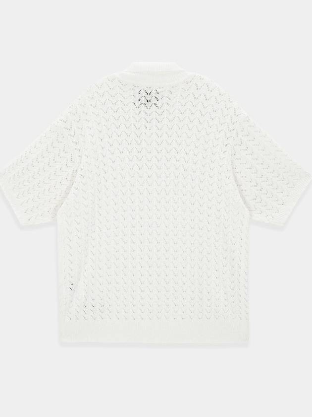 Crochet Punching Polo KnitCream - KINETO - BALAAN 4