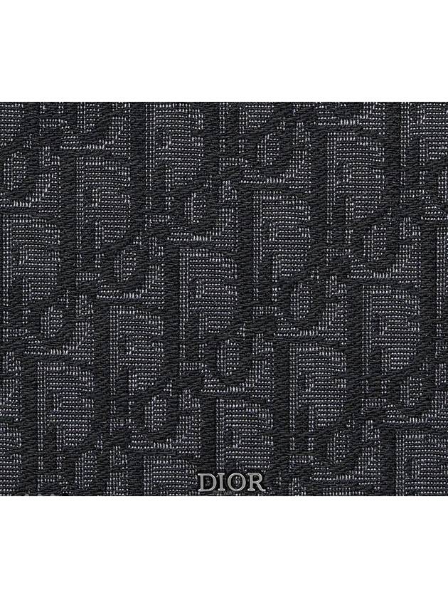 Oblique Jacquard A5 Pouch Black - DIOR - BALAAN 5