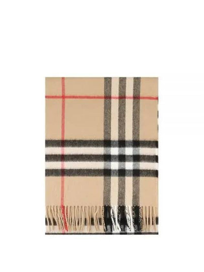 Vintage Check Cashmere Muffler Beige - BURBERRY - BALAAN 2