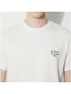 Raymond Logo Short Sleeve T-Shirt Chalk - A.P.C. - BALAAN 4