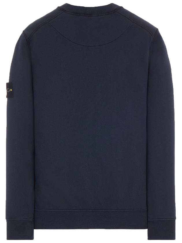 Cotton Fleece Sweatshirt Navy 761563051 V0020 - STONE ISLAND - BALAAN 6