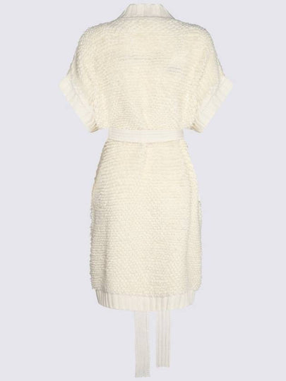 Malo White Wool Knitwear Dress - MALO - BALAAN 2