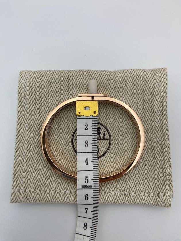 Mini Clic Kelly Bracelet Rose Gold - HERMES - BALAAN 9