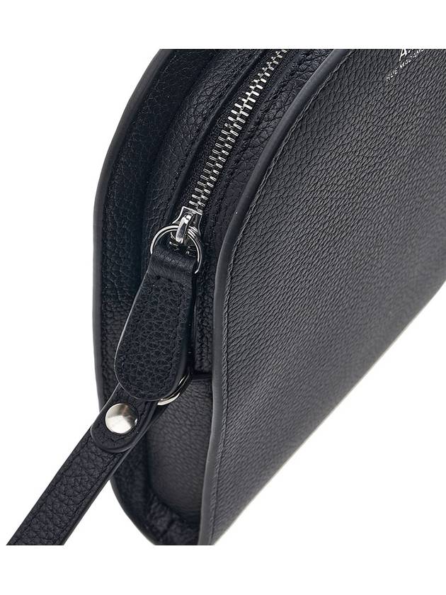 Women's Demi Lune Neck Pouch Cross Bag Black - A.P.C. - BALAAN 10