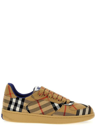 Check Terrace Low Top Sneakers Sand - BURBERRY - BALAAN 2