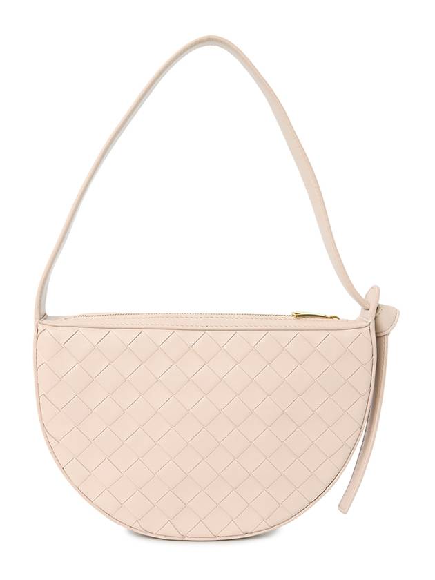 Intrecciato Sunrise Small Shoulder Bag Pink - BOTTEGA VENETA - BALAAN 4