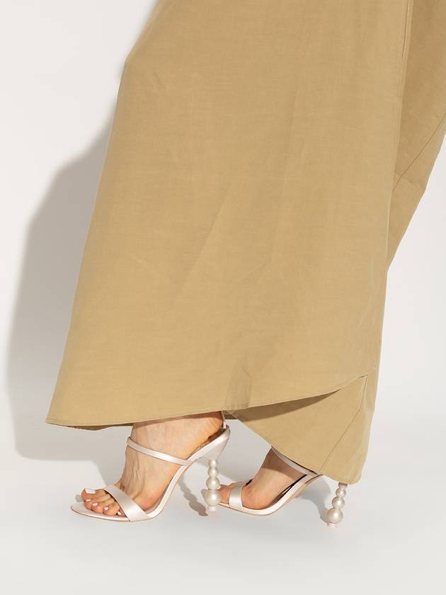 Sophia Webster ‘Rosalind’ Heeled Sandals In Satin, Women's, Cream - SOPHIA WEBSTER - BALAAN 2