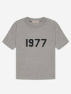 1977 Logo Short Sleeve T-Shirt Dark Oatmeal - FEAR OF GOD ESSENTIALS - BALAAN 2