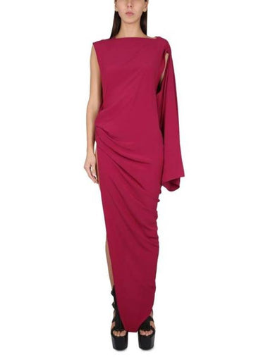 Midi One Piece RO01C5580 CC23 FUCHSIA - RICK OWENS - BALAAN 1