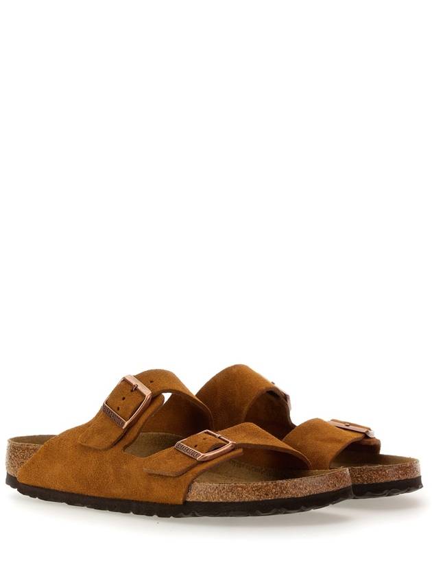 Arizona SFB Suede Slippers Mink - BIRKENSTOCK - BALAAN 4