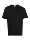 Men's Logo Patch Back Short Sleeve T-Shirt Black - TEN C - BALAAN 2