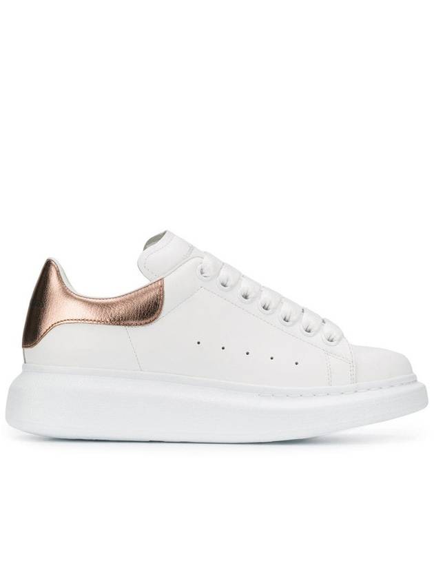 Oversized Low Top Sneakers White Rose Gold - ALEXANDER MCQUEEN - BALAAN 3