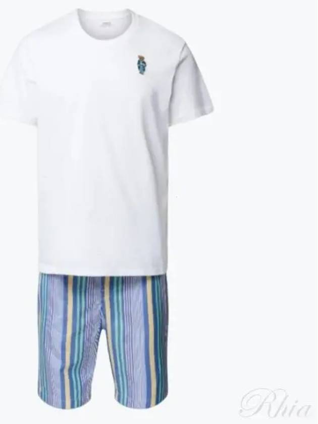 Bear Pony Striped Pajama Set - POLO RALPH LAUREN - BALAAN 2