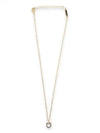 Gancini Crystal Necklace Gold - SALVATORE FERRAGAMO - BALAAN 2