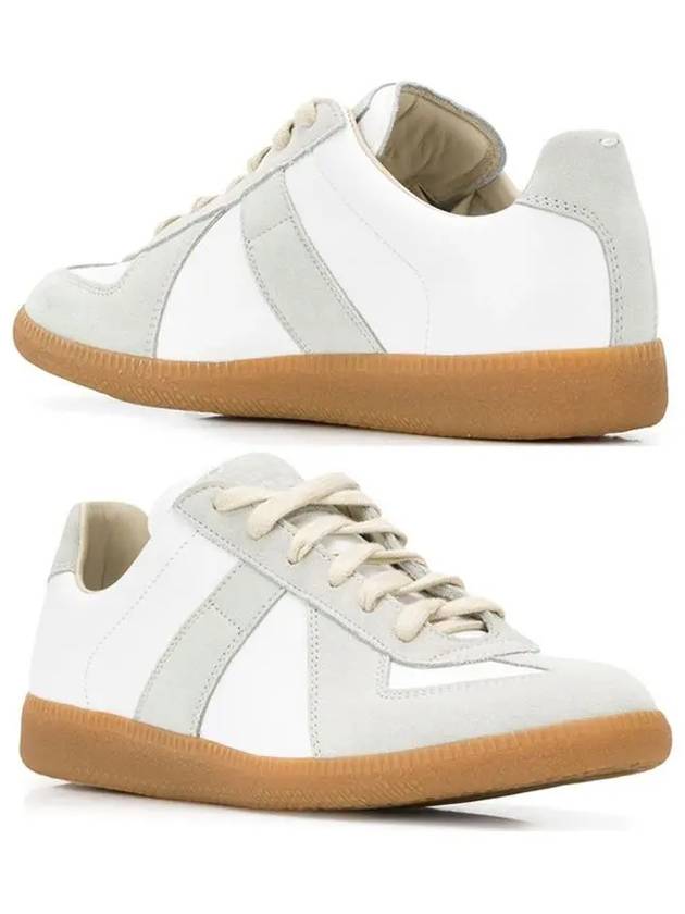 Replica Calfskin Low Top Sneakers White - MAISON MARGIELA - BALAAN 2