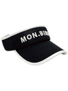 Script Sun Visor Black - MONBIRDIE GOLF - BALAAN 3