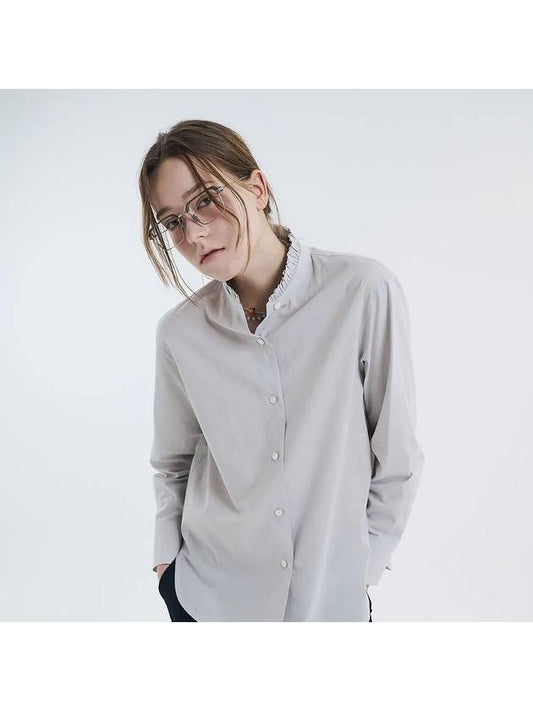 Furil China Collar Cotton Asa Silver Gray 0093 - VOYONN - BALAAN 2