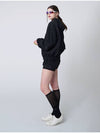 AU41JP01 Wind hoodie zip-up_black - ATHPLATFORM - BALAAN 5