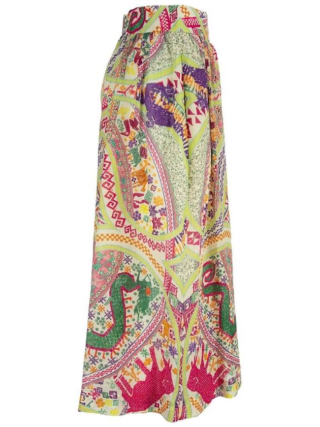 Women's Geometric Print Long H-Line Skirt - ETRO - BALAAN 4