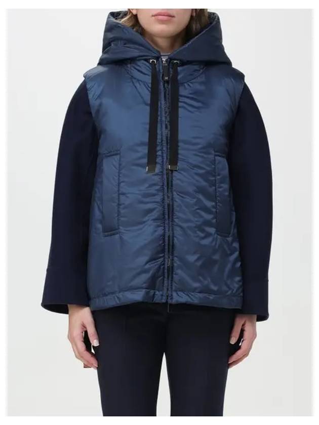 Greengo Water Repellent Vest Padded Vest Navy - MAX MARA - BALAAN 2