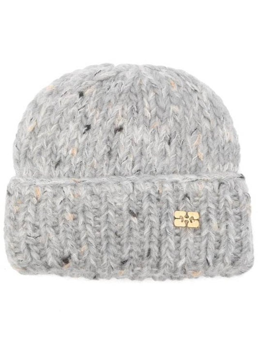 Speckle Knit Beanie A6239 - GANNI - BALAAN 1