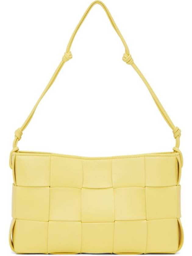 Cassette Small Leather Cross Bag Yellow - BOTTEGA VENETA - BALAAN 4