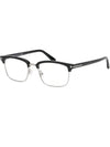 Glasses frame TF5504 005 lower gold silver black square - TOM FORD - BALAAN 7