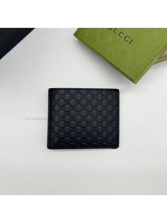 Micro GG Ssima Bifold Wallet Black - GUCCI - BALAAN 2