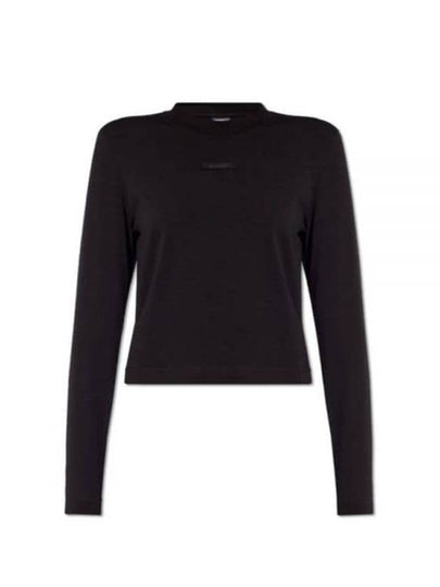 Le Gros Grain Manches Long Sleeve T-Shirt Black - JACQUEMUS - BALAAN 2