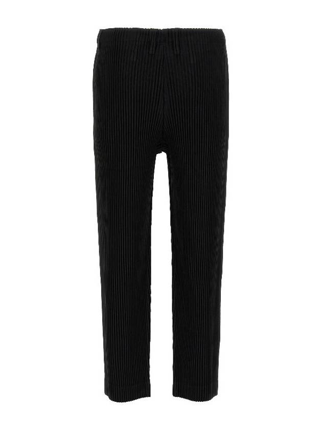 Basic Pleated Straight Pants Black - ISSEY MIYAKE - BALAAN 3