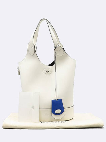 HH7304 White color leather Lily tote bag - MULBERRY - BALAAN 1