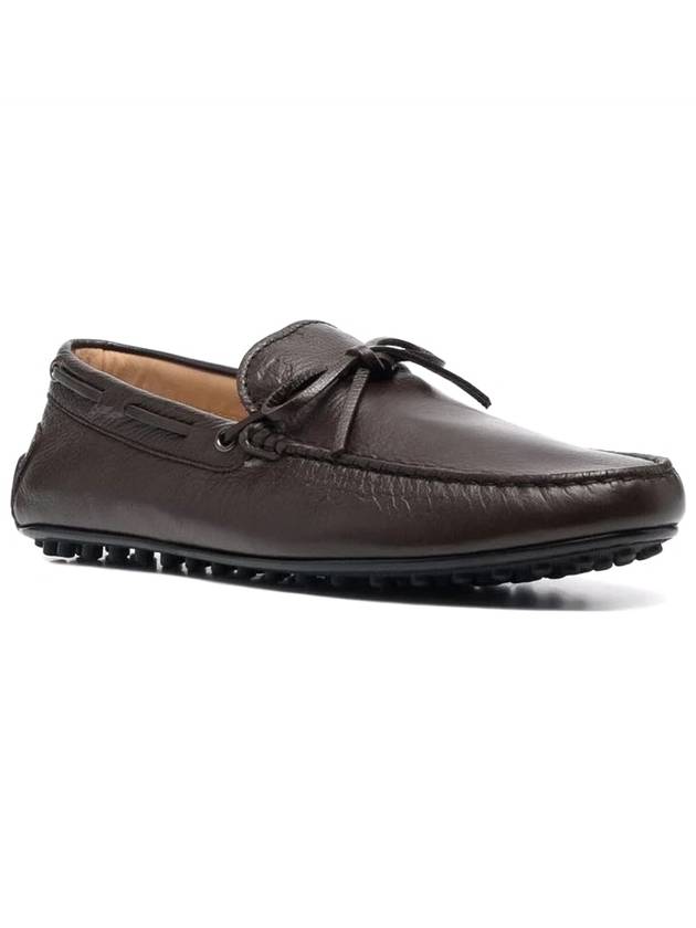 Raceto City Gomino Driving Shoes Brown - TOD'S - BALAAN.