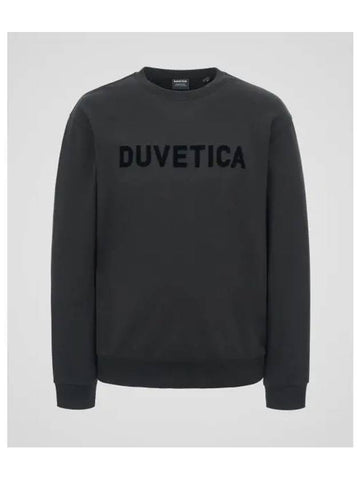 Bran Fleece Sweatshirt Black Men s Top - DUVETICA - BALAAN 1