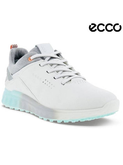 Women'ss 3 Spikeless Golf Shoes White Gray - ECCO - BALAAN 2